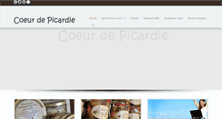 Desktop Screenshot of coeurdepicardie.com