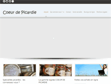 Tablet Screenshot of coeurdepicardie.com